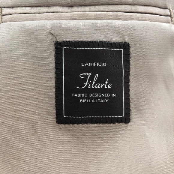 PAUL BETENLY Tan Wool Suit - Picture 5 of 9